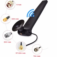 2 4ghz 9dbi high gain wifi antenna signal booster multifunctional ap aerial with 3m cable sma male connector new wholesale