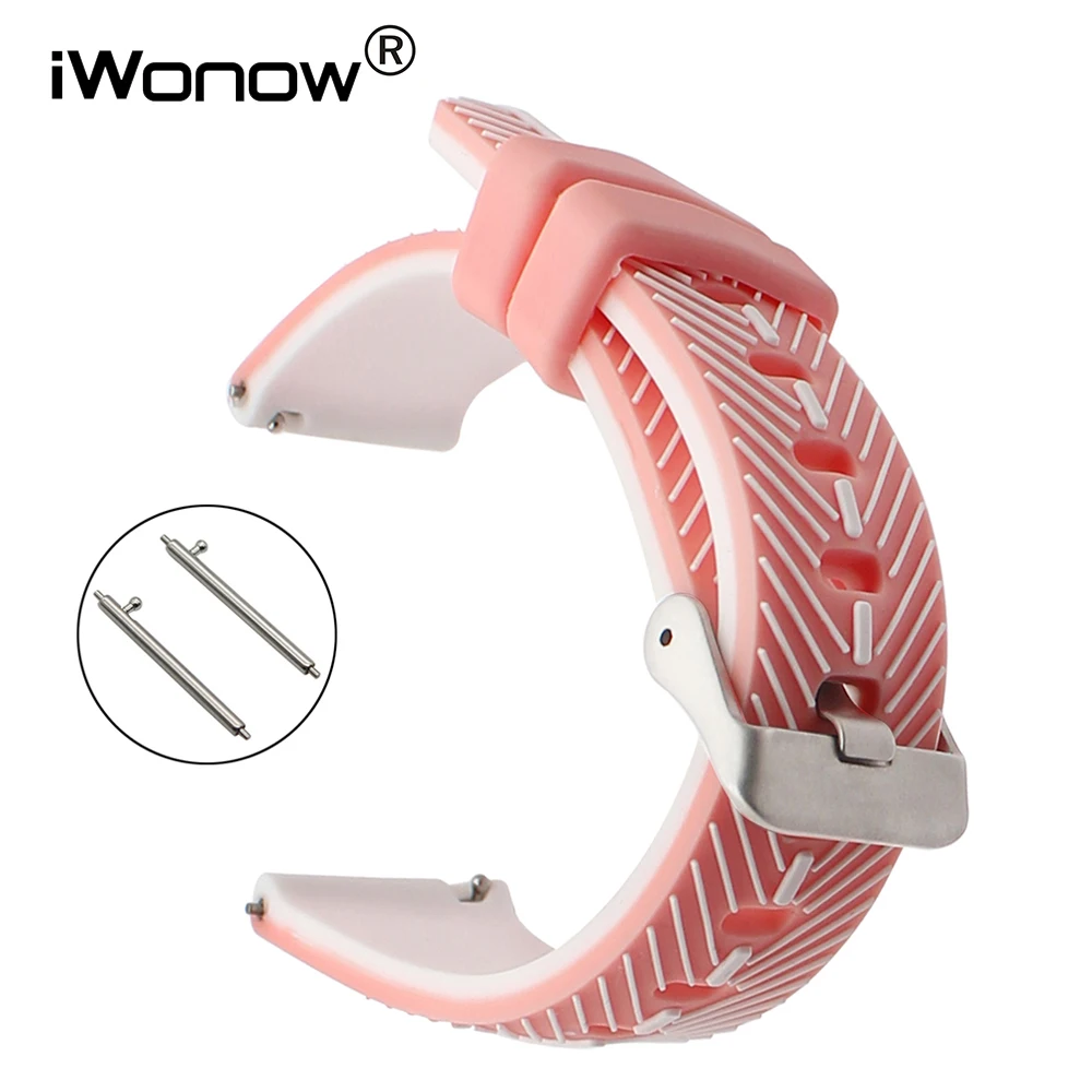 Ремешок для часов силиконовый с перьями 21 мм 22 мм|silicone watchband|watchband 21mmwatch band |