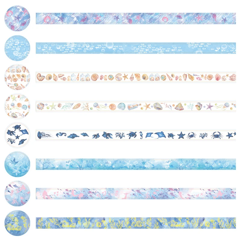 Васи ленты пакет Лот Хэллоуин анчо Винтаж прозрачные наклейки Золото