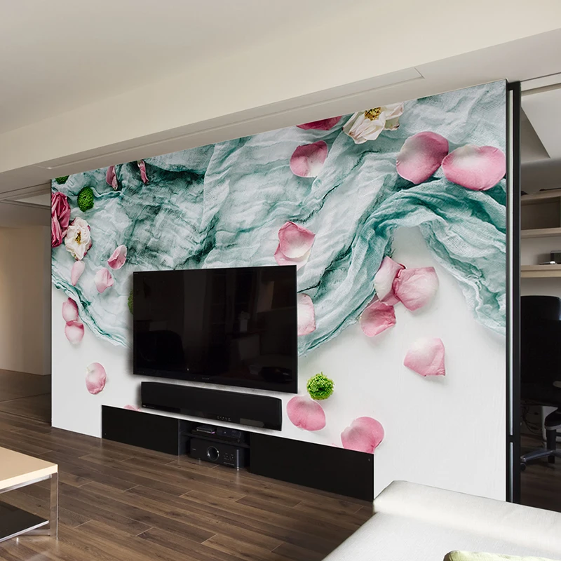 3D фотообои с цветами на заказ обои для детской комнаты милая девушка спальни