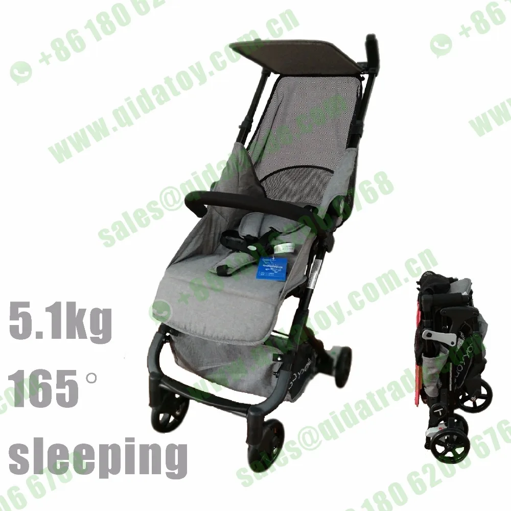 Pockit коляска мини детская коляска 165 для сна с подставкой для ног