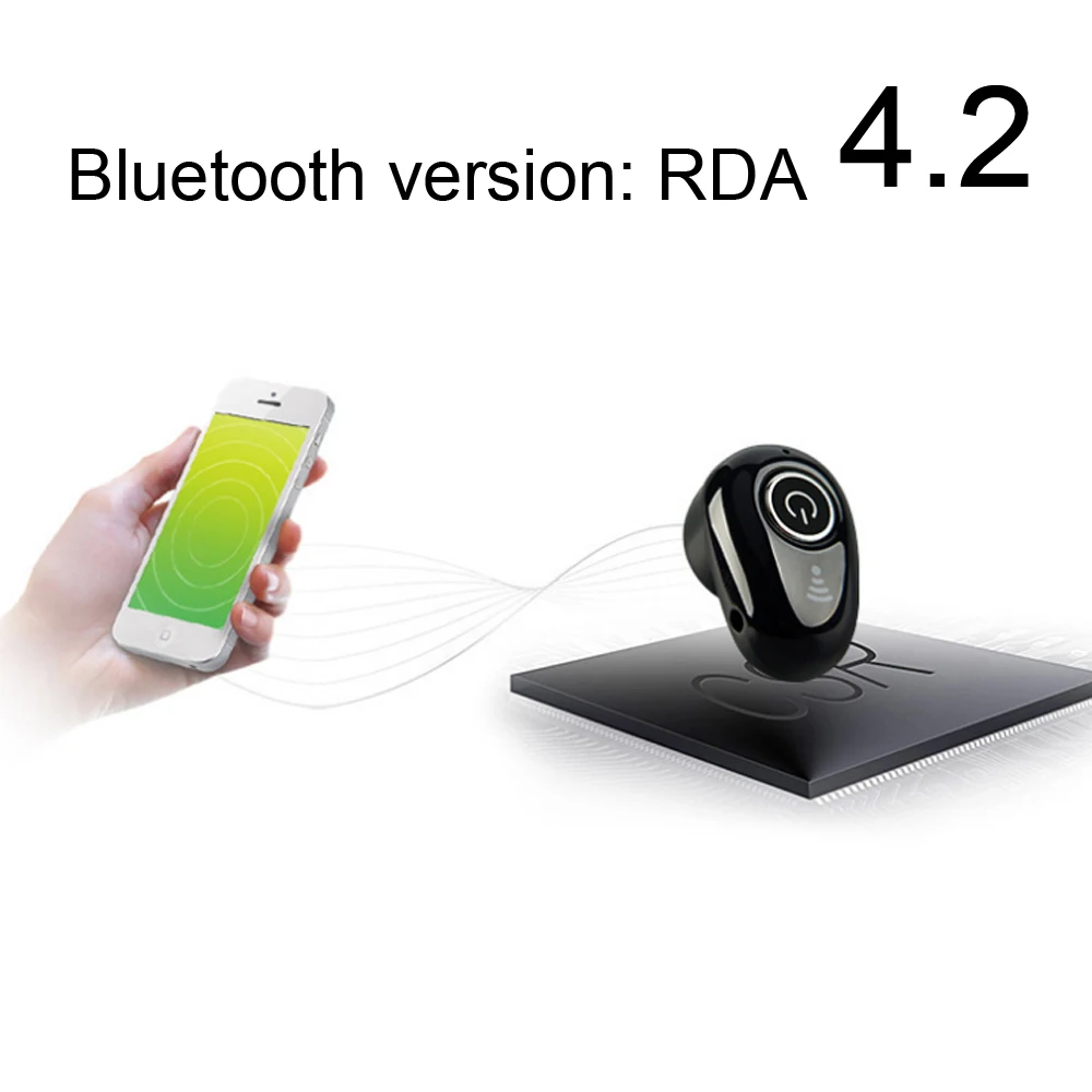 S650 S650+ PRO Mini Bluetooth Earphone Wireless Headphone In-Ear Invisible Earbuds Handsfree Headset Stereo with Mic for Phone |