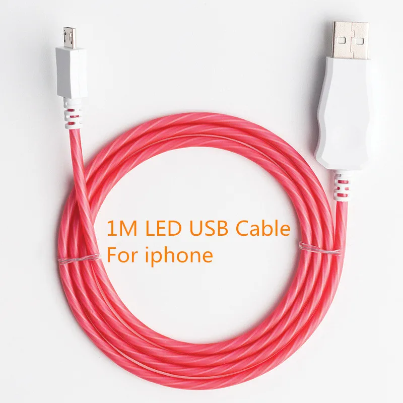 Светодиодный светящийся зарядный кабель Usb type C Кабель Microusb для iphone X samsung huawei Xiaomi Mi8 Redmi Note 7 6 Pro sony - Цвет: Figure