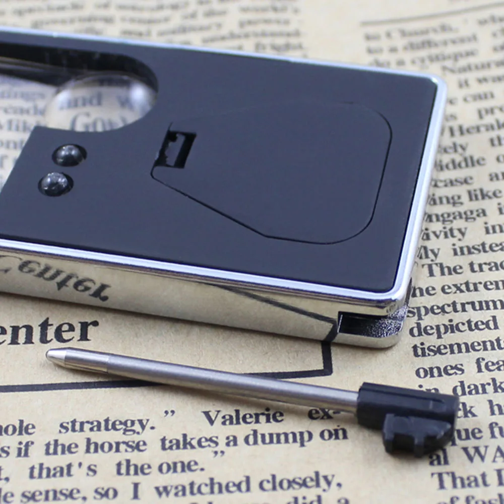 Лупа 10x лупа светодиодная мини-ручка увеличительные очки для чтения линзы |