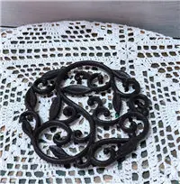 Чугунный коврик для чайника коврик для чаши коврик для изоляции кунг-фу аксессуары для чая блюдце для новичков креативный круглый коврик для чайника - Цвет: Model A