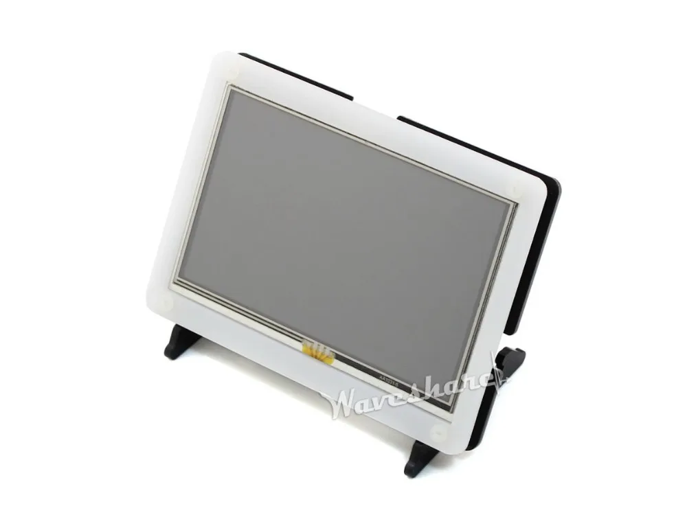 Двухцветный чехол для Raspberry Pi 5 дюймов LCD сочетает 5-дюймовый HDMI и в одном