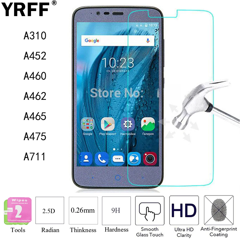 2 шт. 2.5D 9H 0 26 мм закаленное стекло защитная пленка для экрана ZTE Blade A310 A452 A460 A462 A465 A475