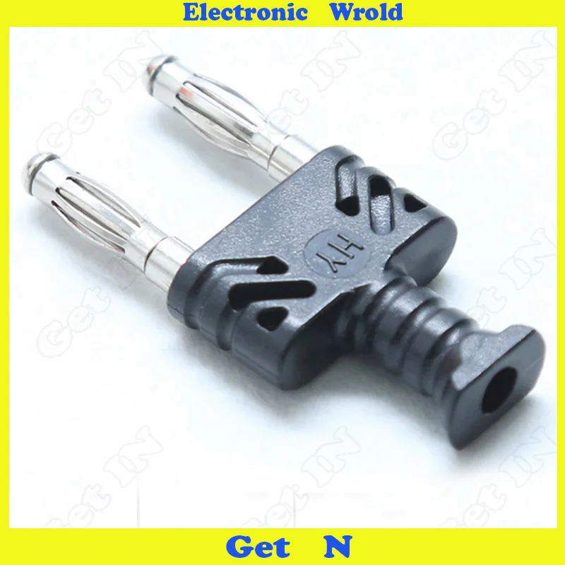 50 шт. 4 мм разъем типа банан из чистой меди с коротким замыканием двухрядный один