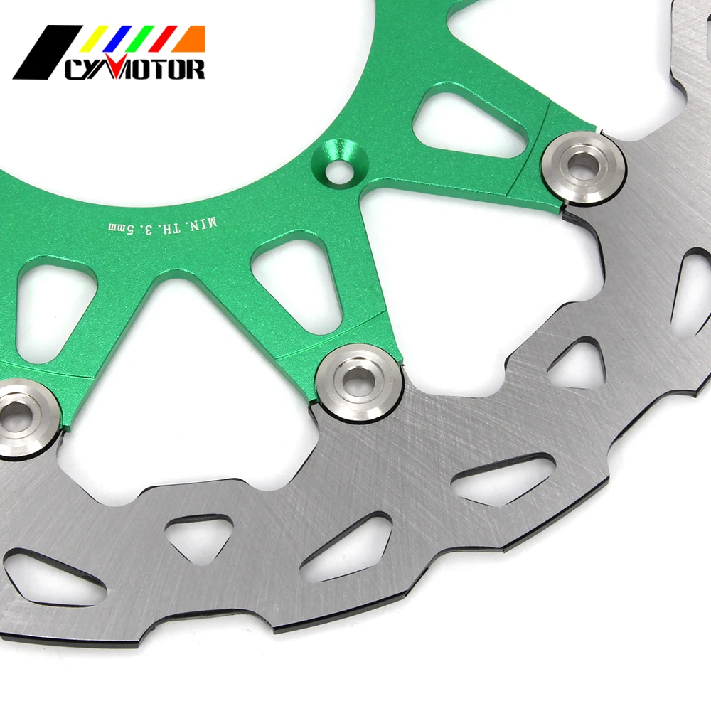 Плавающие тормозные диски 320 мм ротор для KAWASAKI KX125 KX250 KX250F KLX450R KX450F KX KXF KLX 125 250 450 R 06 07