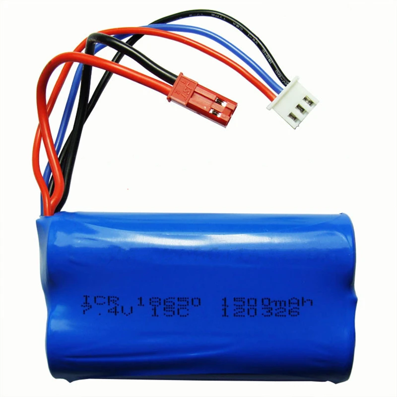 Литий Полимерный Аккумулятор 7 4 В 1500 мАч для Huanqi 957 948 и WLtoys 12428 Радиоуправляемый