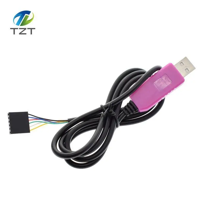 1 шт. PL2303 HXD 6 контактный USB TTL RS232 Преобразователь последовательного кабеля PL2303HXD