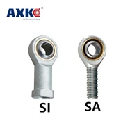 axk new 1pc si5 6 8 10 12 14 16 tk metric male left female right hand thread rod end joint bearing