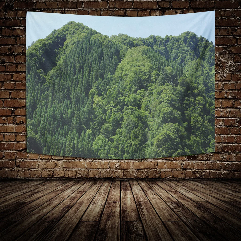 150x200 настенный гобелен декоративный домашний текстиль лес природа пейзаж дерево