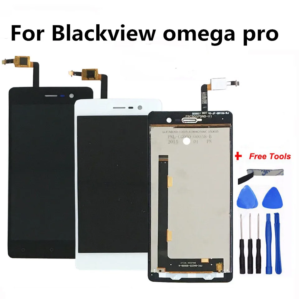 Для Blackview omega pro ЖК дисплей + сенсорный экран дигитайзер стеклянная панель Замена 5