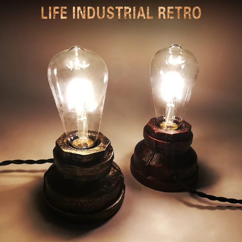 2 цвета винтажная Ретро Настольная водопроводная труба Паровая панк-кровать