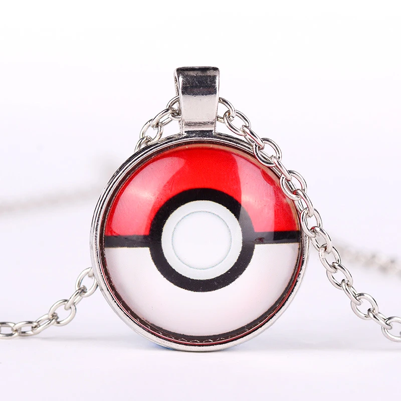 Новинка 2017 ювелирное изделие серебро/бронза цвета Покемон игра покебол кулон