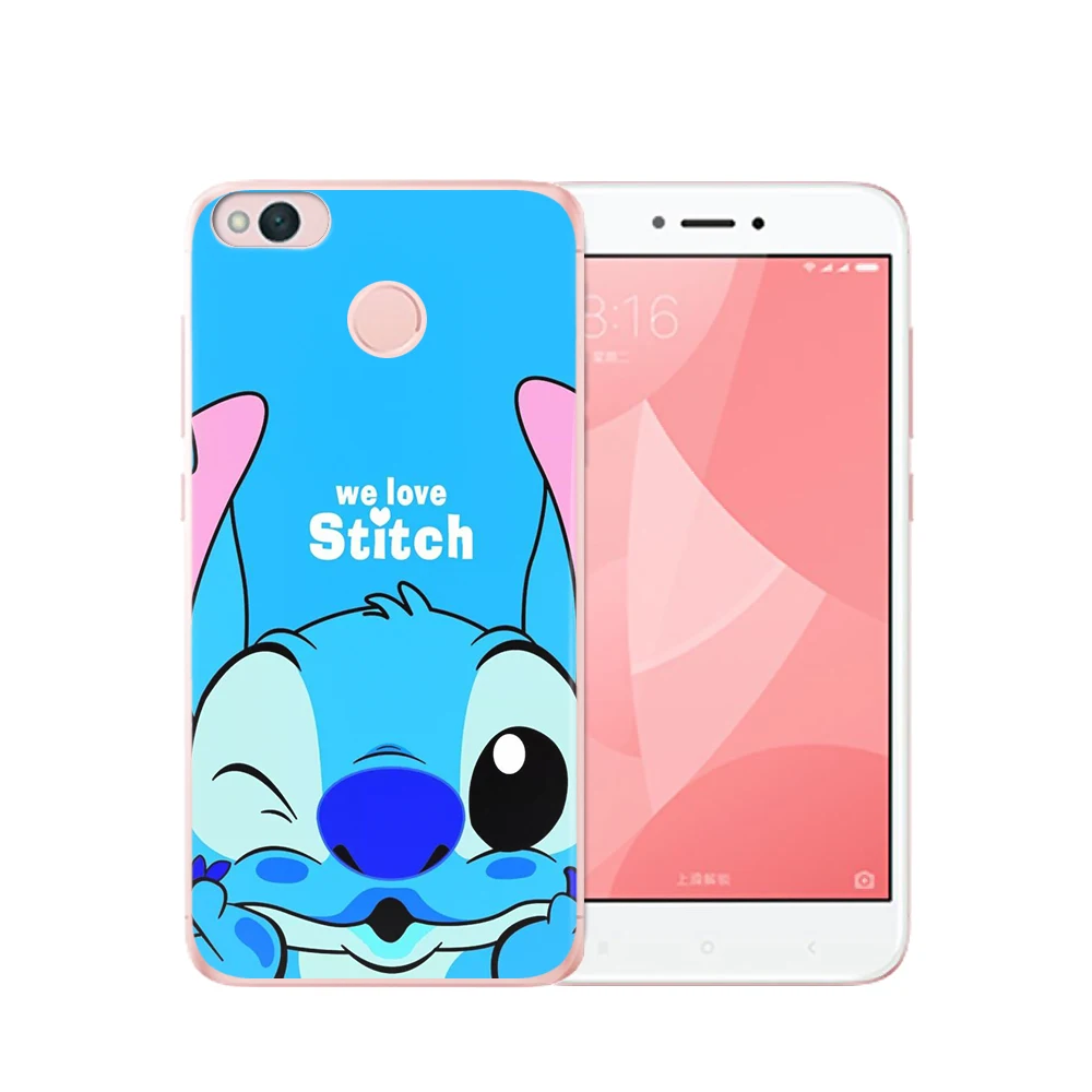 Чехол с рисунком для мобильного телефона Xiaom Redmi 4 4x pro 4A 5A 5 6 7 Plus Note 3 Prime 6A Stitch -