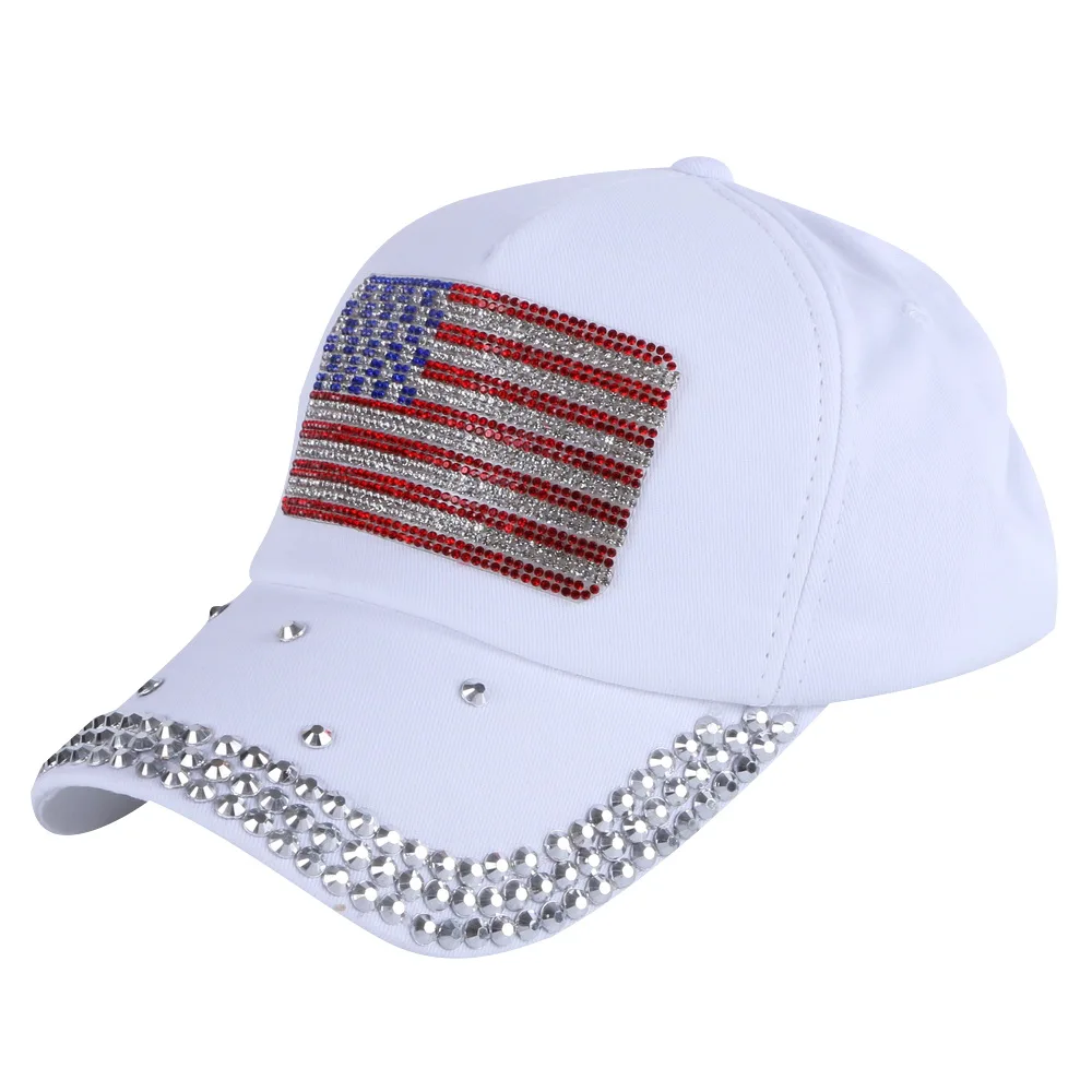 Новинка трендовая Кепка для мальчиков и девочек шляпа со стразами роскошные