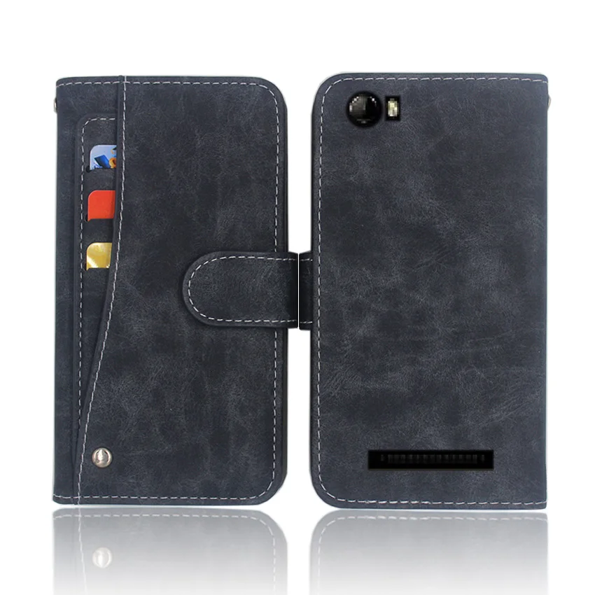 

Hot! Bravis Power Case High quality flip leather phone bag cover Case For Bravis Power with Front slide card slot