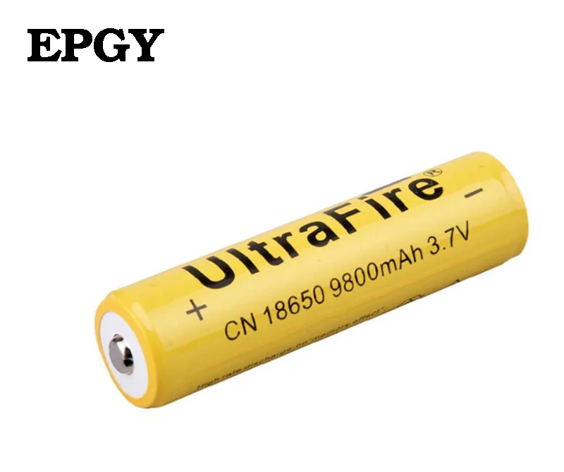 Высокая емкость 18650 литиевая батарея 3 7 V 9800mAh для фонарика литиевых
