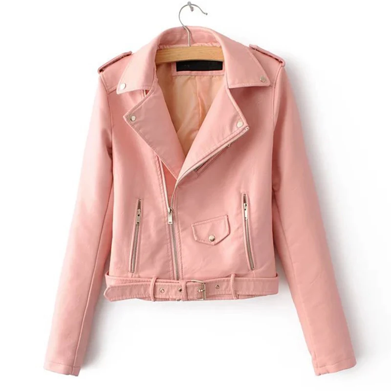 2018 женские осенние зимние винно красные Куртки из искусственной кожи Новая