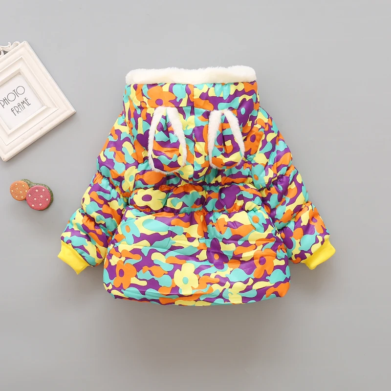 BibiCola/зимние куртки для маленьких девочек детские пальто с капюшоном Детские