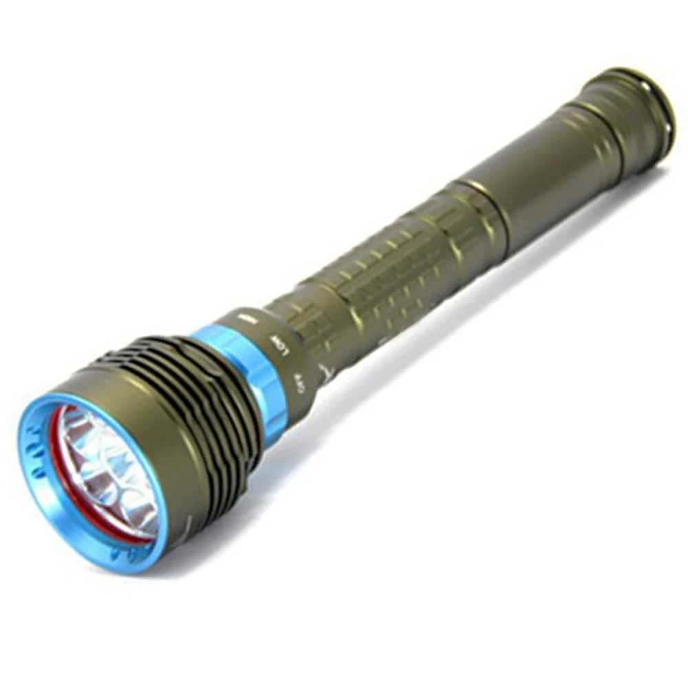 10000LM ультра яркий 7 x CREE T6/L2 светодиодный фонарик Дайвинг подводный водонепроницаемый фонарь для Пеший Туризм обрушения Охота
