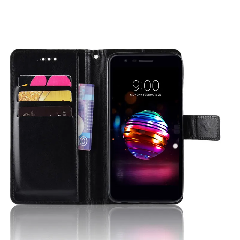 Для LG K11 2018 чехол Чехол Флип Роскошный кошелек Обложка на заднюю панель из
