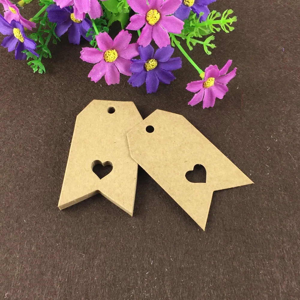 200 шт. 7*4 см ценники ярлыки из крафт-бумаги для самостоятельной упаковки бумажные