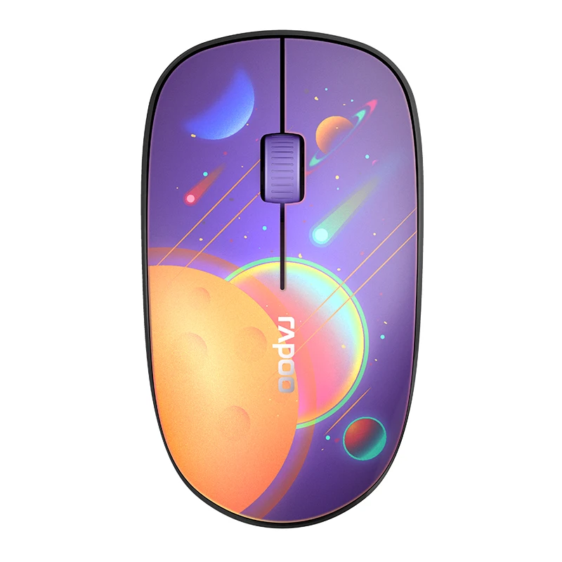 RAPOO M200 цветная Беспроводная оптическая мышь для ноутбука usb 2 4G 1000 точек/дюйм