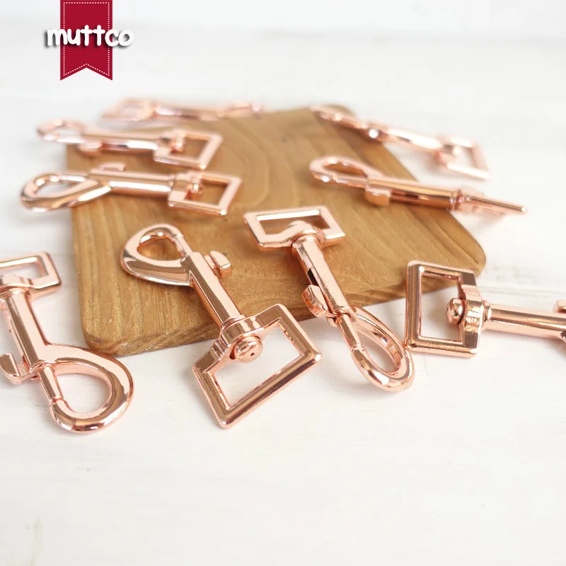 DIY поводок для собак розничная продажа Экологически чистый розовый Золотой 20 мм