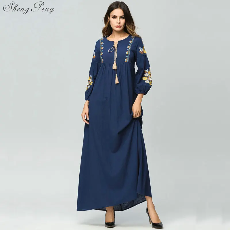 Женские длинные платья Abaya модная женская одежда в мусульманском стиле