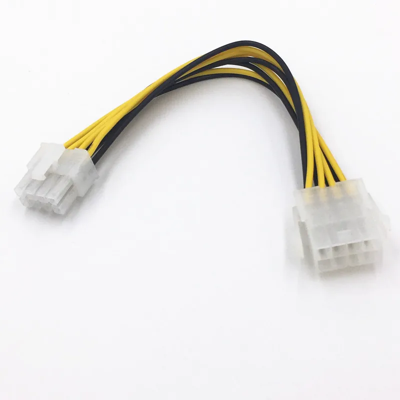Удлинительный кабель 18 см 8 контактов ATX 12 В для ЦП EPS P4 8-контактный провод 18AWG