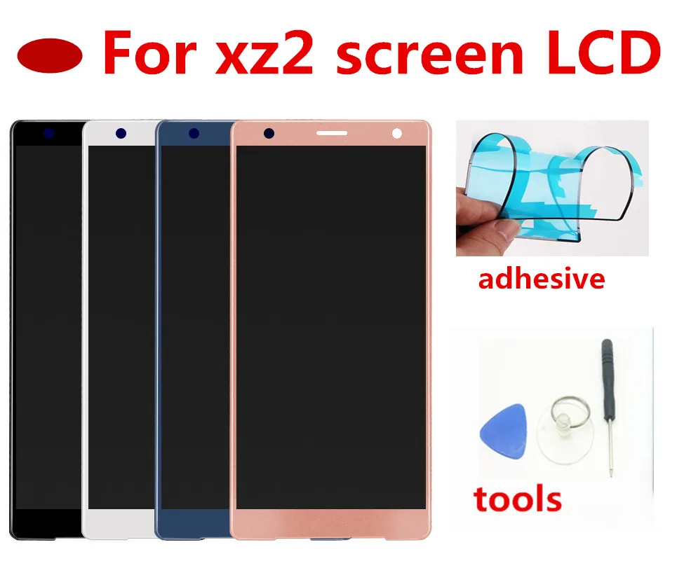 Оригинальный 5 7 ''для Sony Xperia XZ2 ЖК дисплей сенсорный экран дигитайзер полная