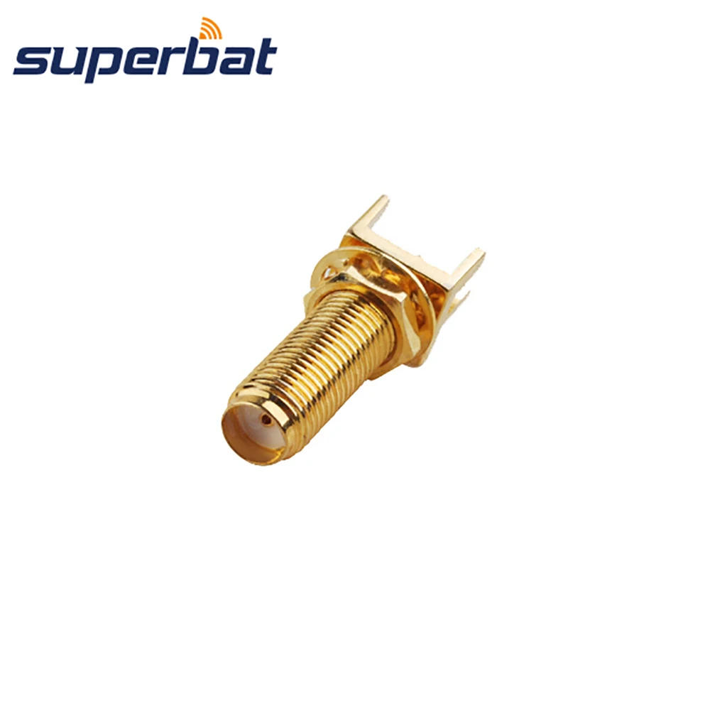 Концевой штекер Superbat SMA для монтажа печатной платы широкий фланец. 062 дюйма (1 57 мм)