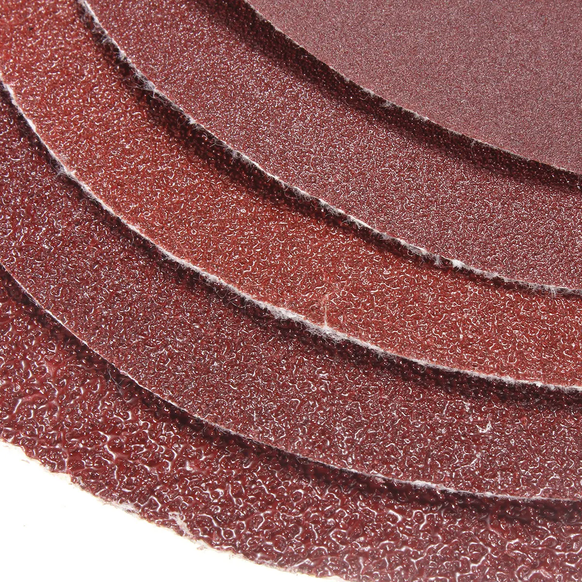 50pcs/Set 125mm Sanding Disc Round Shape 8 Hole Mixed 40 60 80 120 240 Grit Orbital Paper Punch Sheet Sandpaper Polisher Sanders |