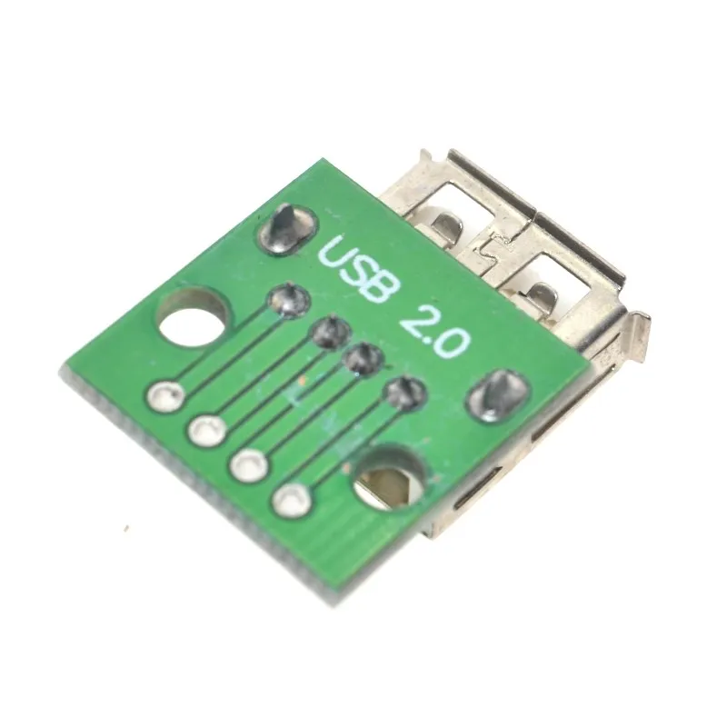 Thinary Electronic 10 шт. USB2.0 Female to 4P DIP переключатель Adapter Board Module USB Plate|Интегральные схемы| |