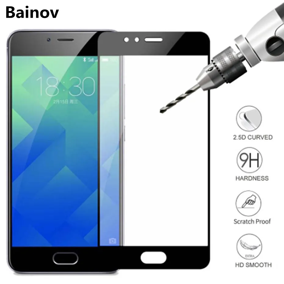 2 шт. для Meizu 16th 16X16 плюс M6 M5 M5c M5s M3s Защитная пленка экрана из закаленного стекла
