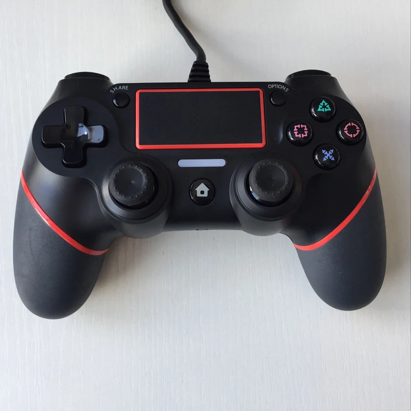 For PS4 Controller 1.5M Wired Gamepad Playstation 4 Dualshock Joystick Gamepads Multiple Vibration 6 Axies USB Cable | Электроника