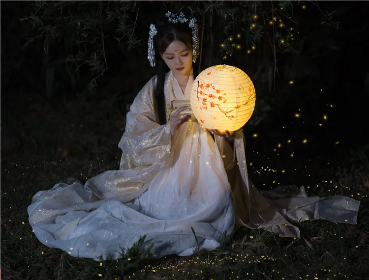 Hanfu для женщин Костюм для китайского традиционного танца Костюм народное платье Восточный фестиваль наряд сценическая одежда для женщин DN3446