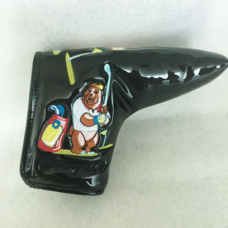 Новинка Оригинальный чехол для головы гольфа с рисунком медведя из