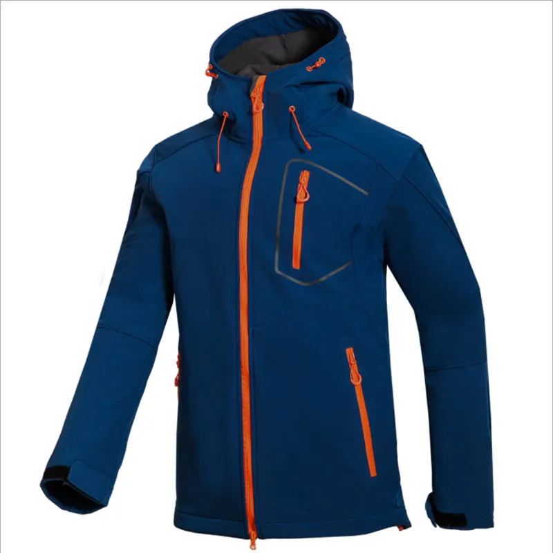 MEN 4 Новинка весна осень на открытом воздухе теплая толстовка Manteau Veste Homme флисовая куртка мужская водонепроницаемая ветровка мужская куртка Chaquetas Hombre - Цвет: MEN 4