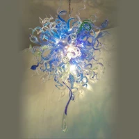 mini style hand blown glass chandeliers new arrival warranty colorful new trending led pendant light