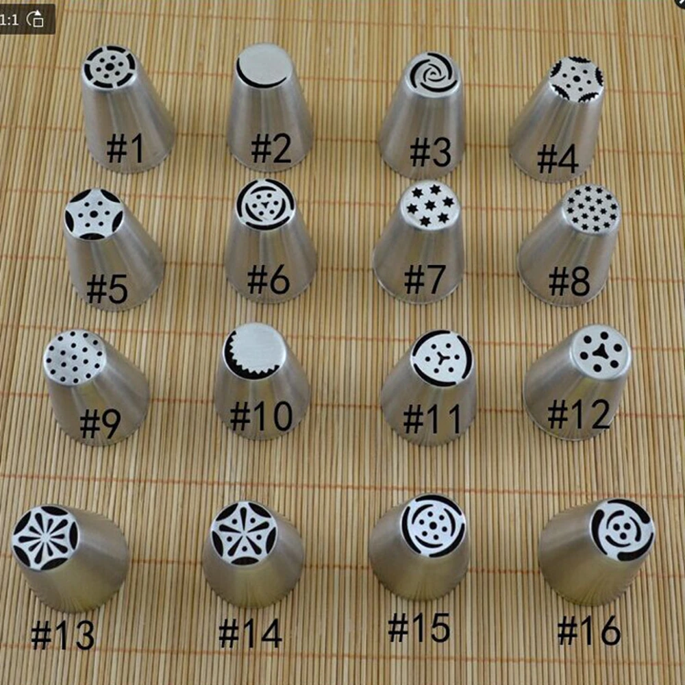 32 дополнительно 7 шт. русский Обледенение Трубопроводы Насадки Советы украшения