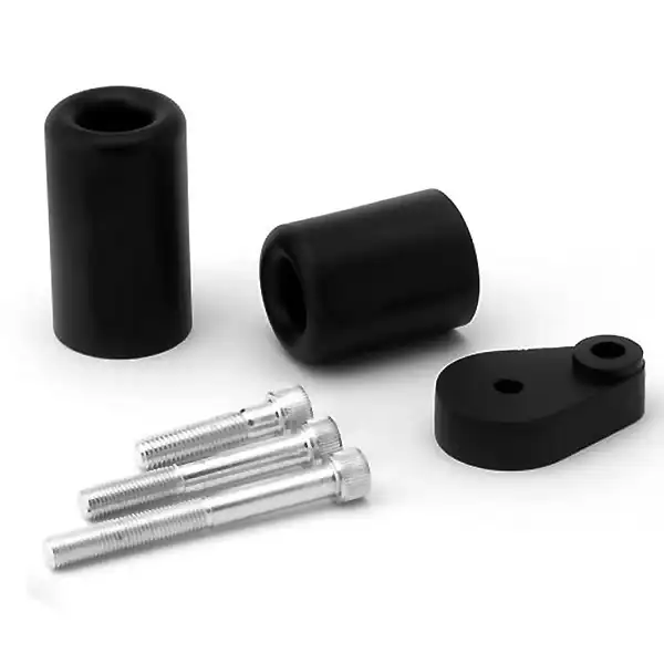 

High Quality New 1 Piar Carbon Black Spike Frame Sliders For 2007 2008 Kawasaki ZX6R Free Shipping [P386]