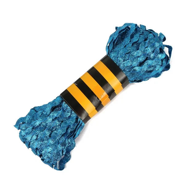 15 цветов Красивая металлическая Блестящая лента Ric Rac Zig Zag кружевная Лента