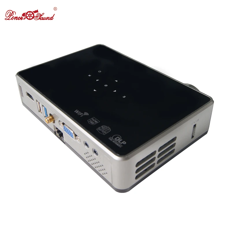 Poner Saund 3000 lumens mini projector Active 3D full HD tv Android wireless dlp wifi protable lcd home theater usb | Электроника