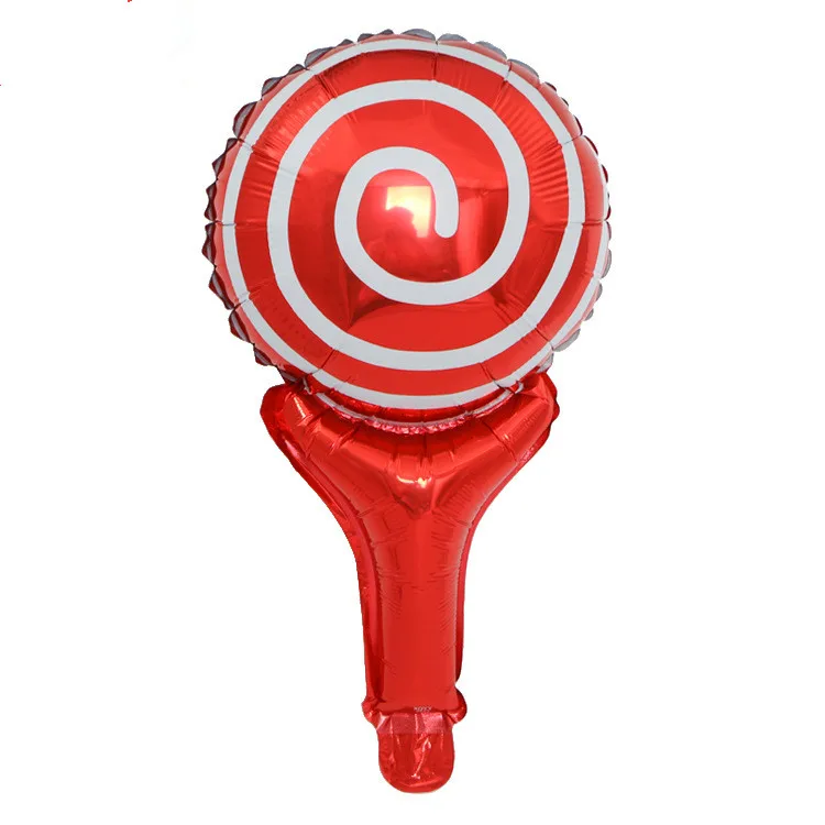 20 шт./лот новые стильные воздушные шары из фольги в виде леденцов с колокольчиком