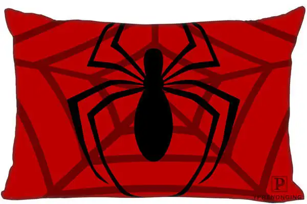 Rectangle Pillowcase Пользовательские Бэтмен и Человек-паук логотип молния на прямоугольную наволочку 35x45,40x60 см(с одной стороны печати) 180516-09 - Цвет: Rectangle Pillowcase