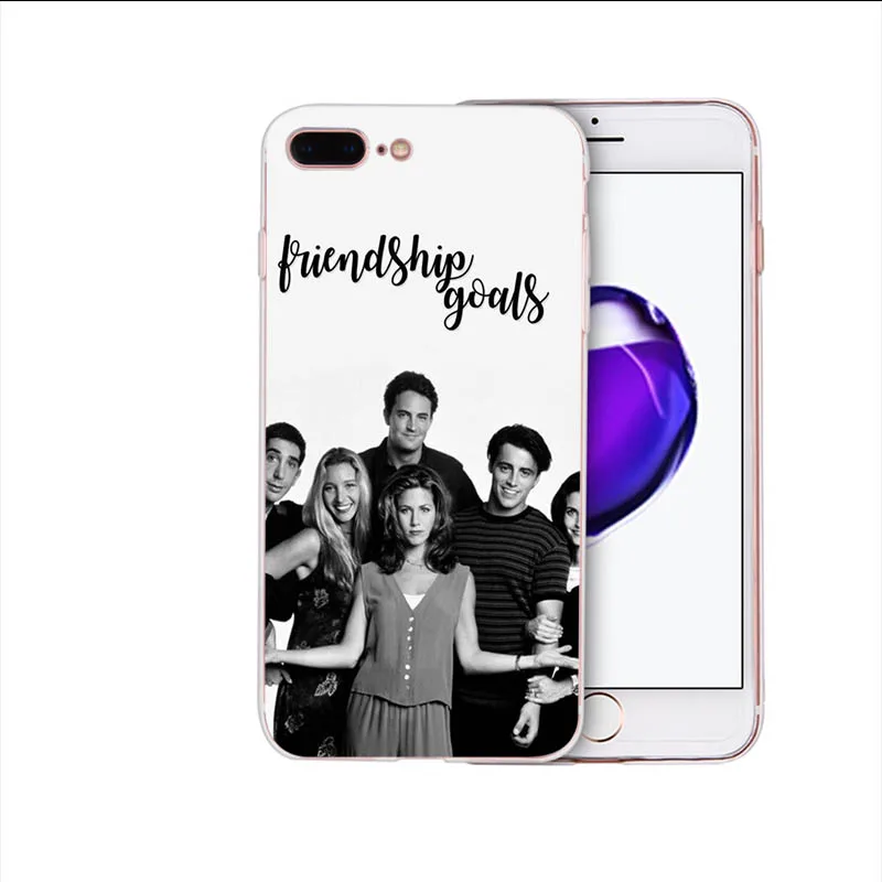 case 4 Мягкий чехол для телефона для iPhone 7 Plus, 8, X, 6, 6 S, Plus, 5, 5S SE XS MAX XR друзей ТВ шоу Забавный Центральная кофейня парк TPU Защитный чехол Coque Fundas - Цвет: case 4